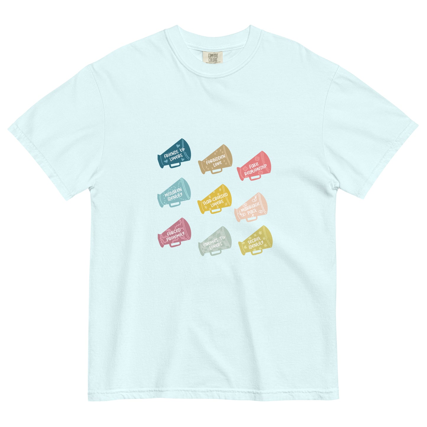 Shout it Out Romance Book Tropes Graphic Tee